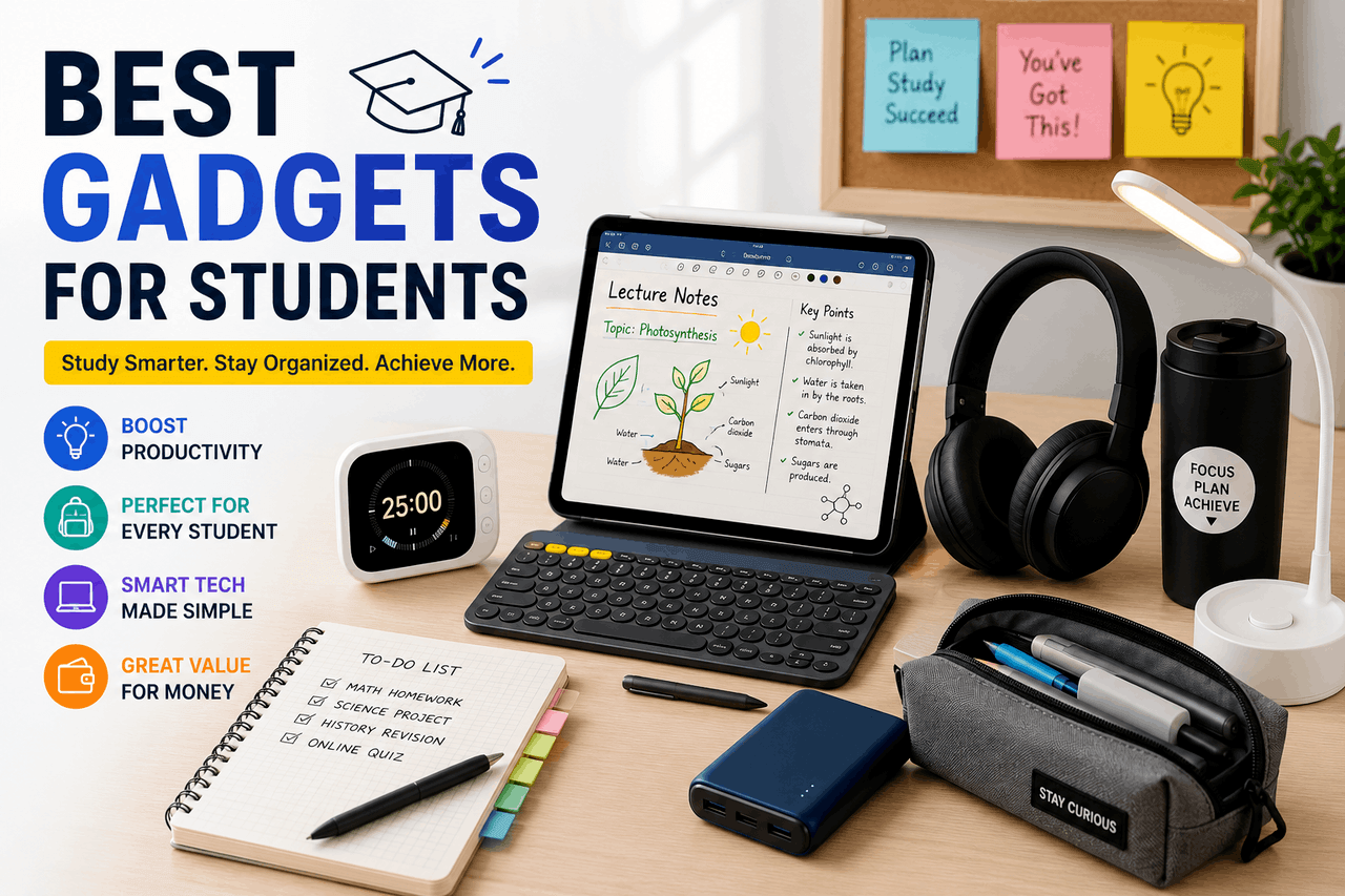 Best Gadgets for Students (Affordable & Practical) best gadgets for students
