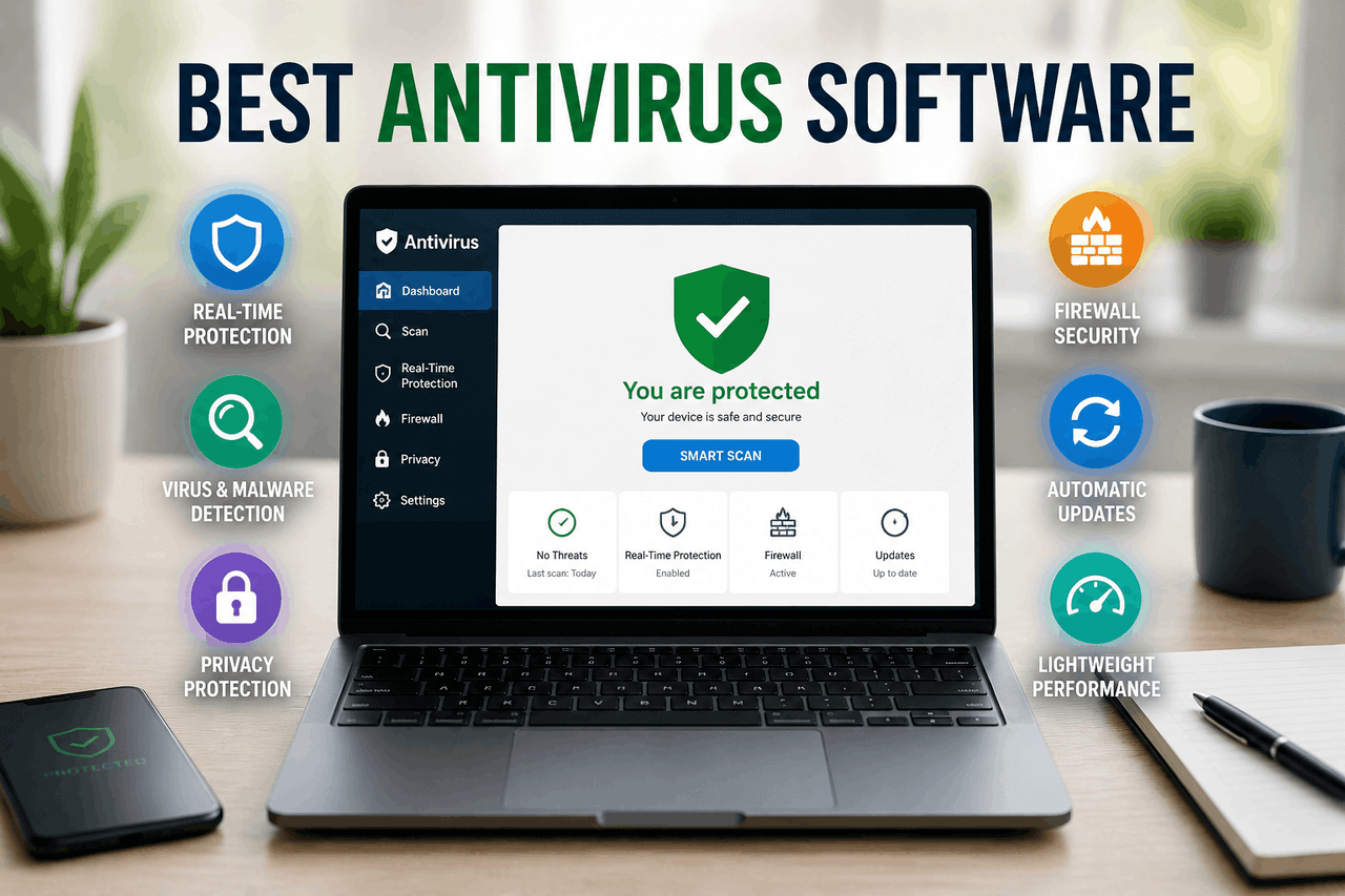 Best Antivirus Software in 2026: a complete guide best antivirus software