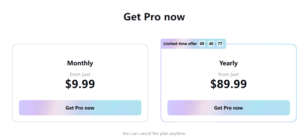 capcut pro pricing