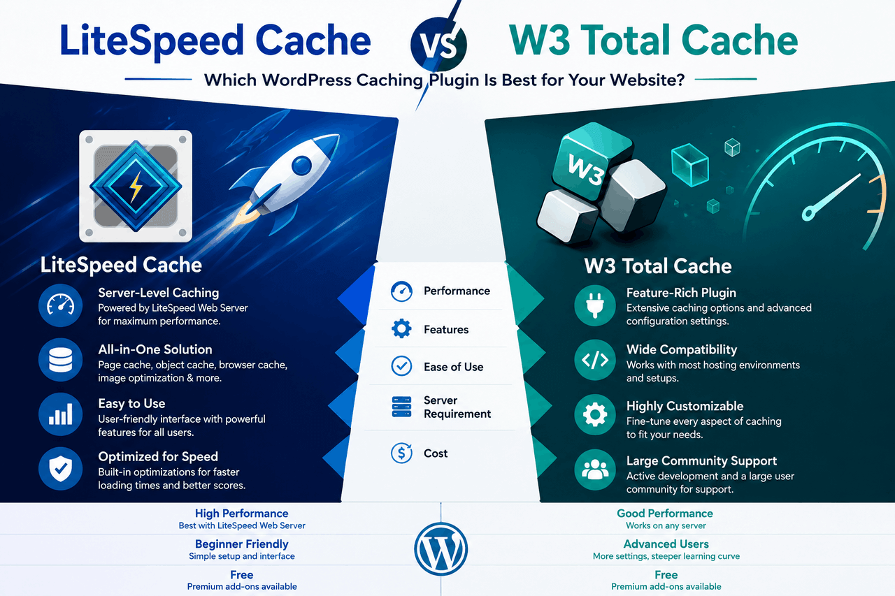litespeed cache vs w3 total cache