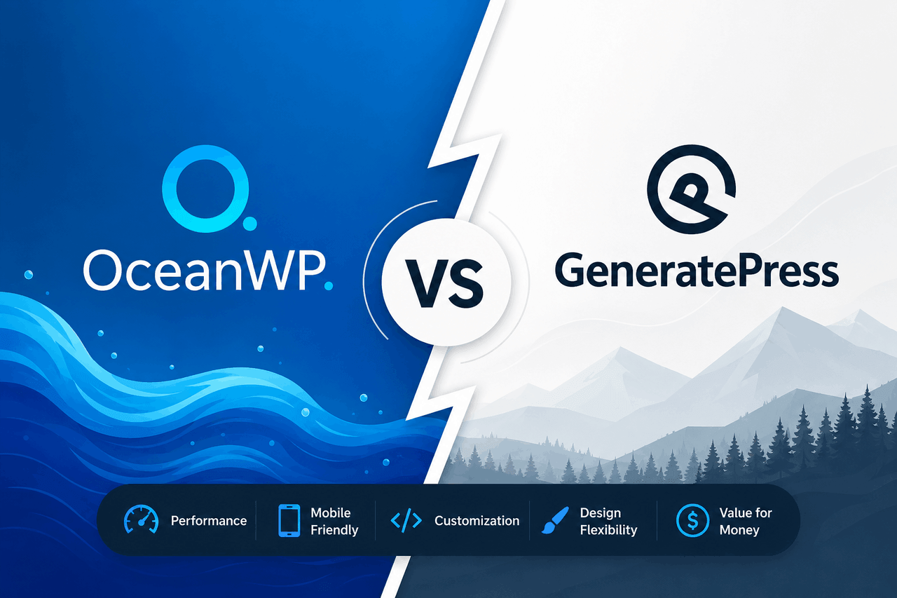oceanwp vs generatepress