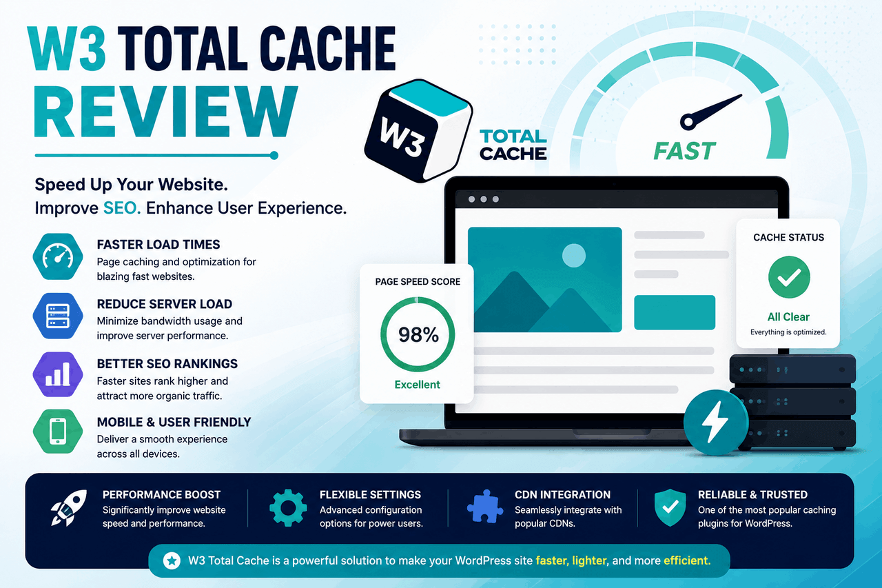 W3 Total Cache Review: Features, Setup & Performance w3 total cache review