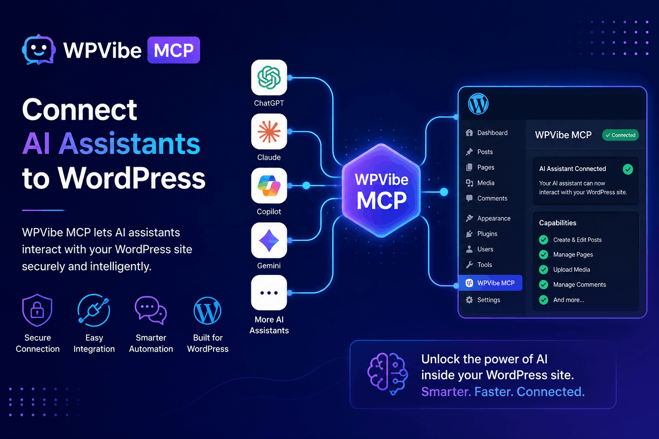 WPVibe MCP: Connect AI Assistants to WordPress wpvibe mcp connect ai assistants to wordpress