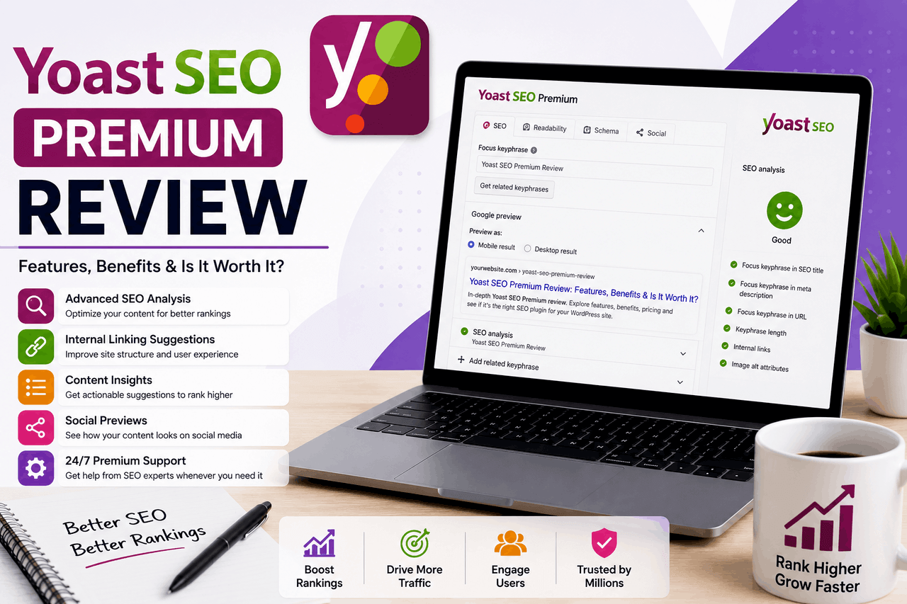 Yoast SEO Premium Review: Features, Pros, Cons, and Cost yoast seo premium review